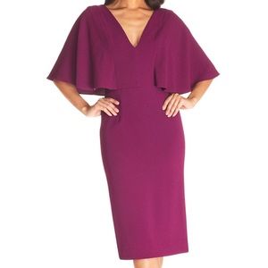 NWOT Louisa Butterfly Sleeve Cocktail Dress by Dress The Population